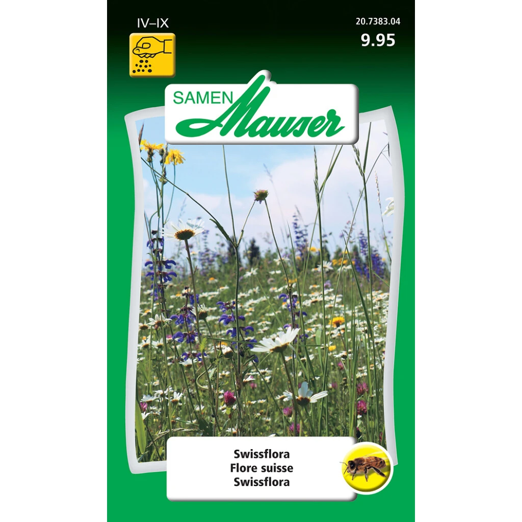 Wildblumenwiese 'Swissflora' Blumenmischung Samen 3 Wildblumenwiese 'Swissflora' Blumenmischung Samen