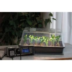 Gewächshaus 'Climatic' Medium Mit Beleuchtung, Heizmatte Und Thermostat -Saemereien climatic m gewaechshaus3