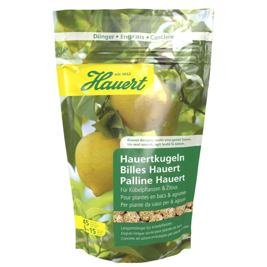 Hauertkugeln Für Kübelpflanzen Langzeitdünger ( 45 Stk.) 3 Hauertkugeln Für Kübelpflanzen Langzeitdünger ( 45 Stk.)