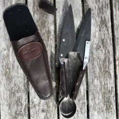 Heckenschere 'Topiary' Mit Ledergriff -Saemereien heckenschere topiary braun4