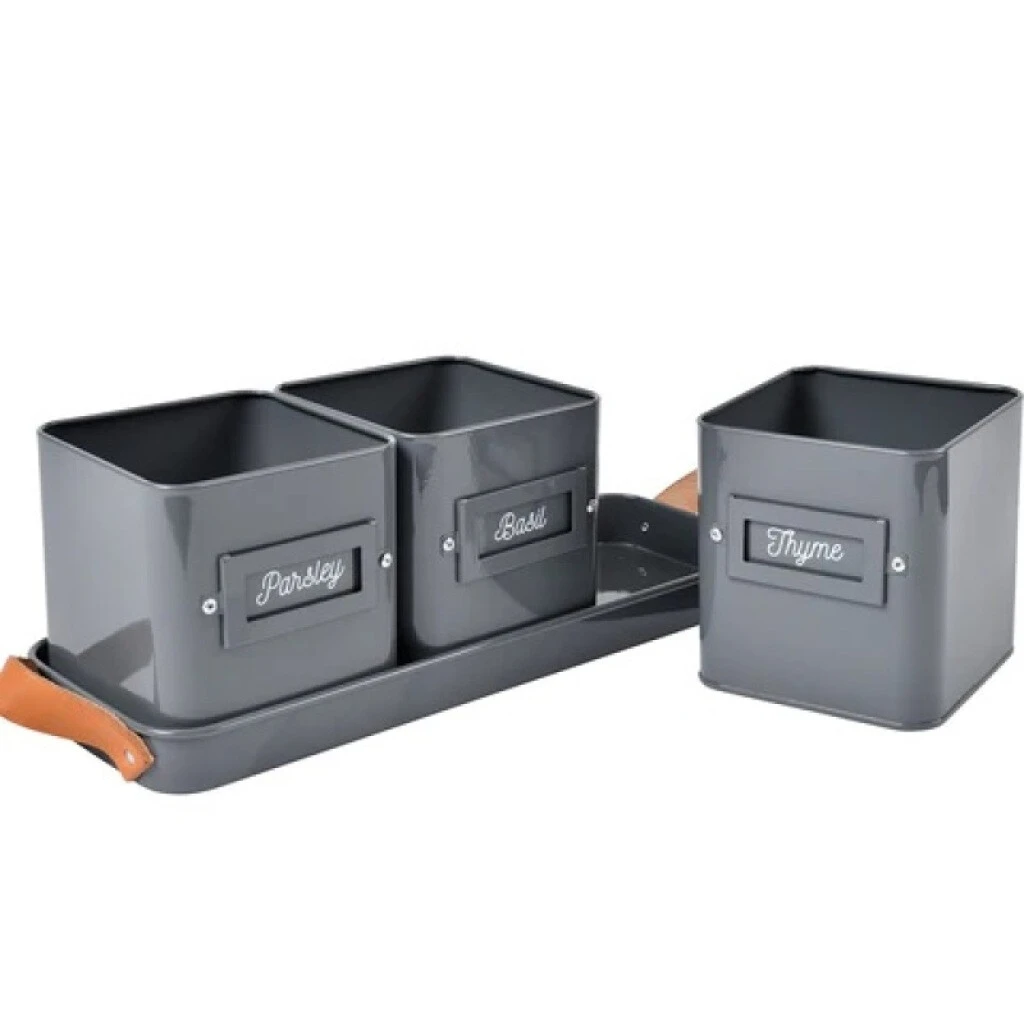 Kräutertopf-Set Burgon & Ball 4 Kräutertopf-Set Burgon & Ball – Bild 2