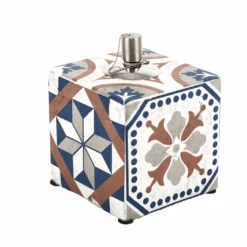 ESSCHERT DESIGN Portugiesische Kacheln Öllampe