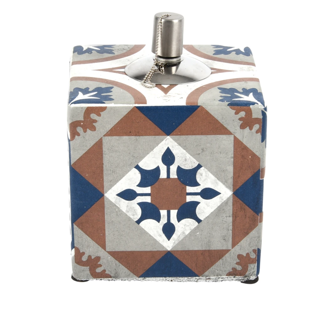 ESSCHERT DESIGN Portugiesische Kacheln Öllampe 6 ESSCHERT DESIGN Portugiesische Kacheln Öllampe – Bild 4