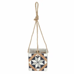 ESSCHERT DESIGN Portugiesischer Kacheln Hänge- Blumentopf -Saemereien portugiesischer kacheln haenge blumentopf3