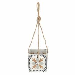 ESSCHERT DESIGN Portugiesischer Kacheln Hänge- Blumentopf -Saemereien portugiesischer kacheln haenge blumentopf5