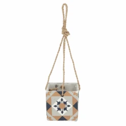 ESSCHERT DESIGN Portugiesischer Kacheln Hänge- Blumentopf -Saemereien portugiesischer kacheln haenge blumentopf7