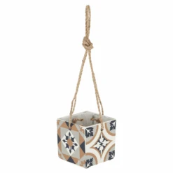 ESSCHERT DESIGN Portugiesischer Kacheln Hänge- Blumentopf -Saemereien portugiesischer kacheln haenge blumentopf8